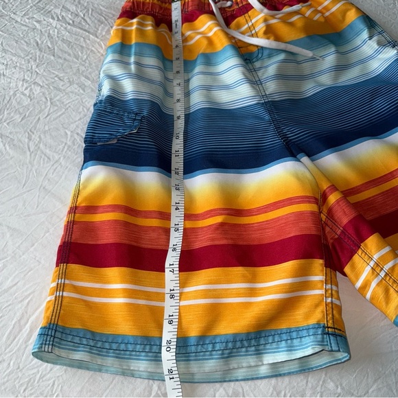 Kanu Surf Red, Orange, Blue Swim Trunks - Picture 3 of 6